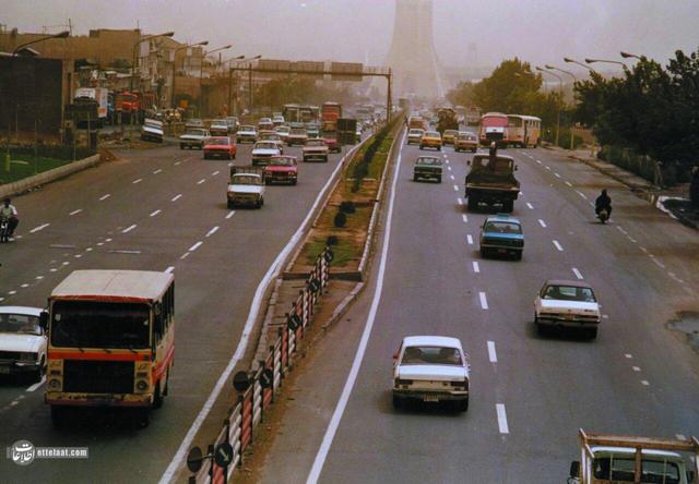 گزارش تصویری از آلودگی هوای تهران در آبان ۱۳۷۴  