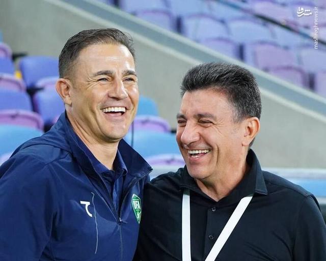 عکس/ خوش و بش قلعه نویی و کاناوارو پیش از بازی