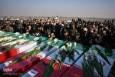 عکس | مراسم استقبال از 13 پیکر شهید گمنام
