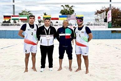 شانس مجدد تیم «ب» والیبال ساحلی ایران بعد از باخت به اوکراین