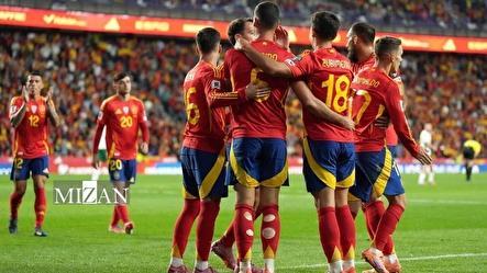 ۵ تیم قاره سبز پای پرواز بلیت گرفتند؛ صعود اسپانیا، سوئیس، اسکاتلند، اتریش و بلژیک به جام جهانی/ تکلیف پلیآف اروپا مشخص شد