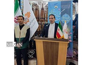 معاون اجتماعی و پیشگیری از وقوع جرم قوه قضاییه در مراسم گلریزان استان اصفهان شرکت کرد