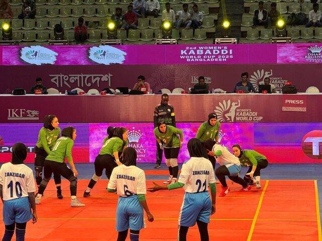 سومین پیروزی تیم ملی کبدی زنان در قهرمانی جهان