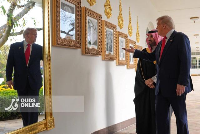 مراسم استقبال از محمد بن سلمان در کاخ سفید