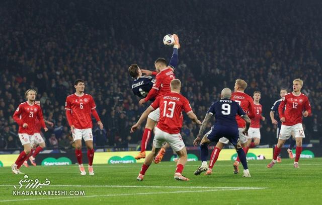 ویدیو| قیچی برگردان تماشایی مک تامینی به دانمارک