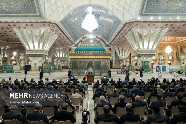 تجدید میثاق رئیس سازمان بسیج مستضعفین با آرمان‌های امام و شهدا