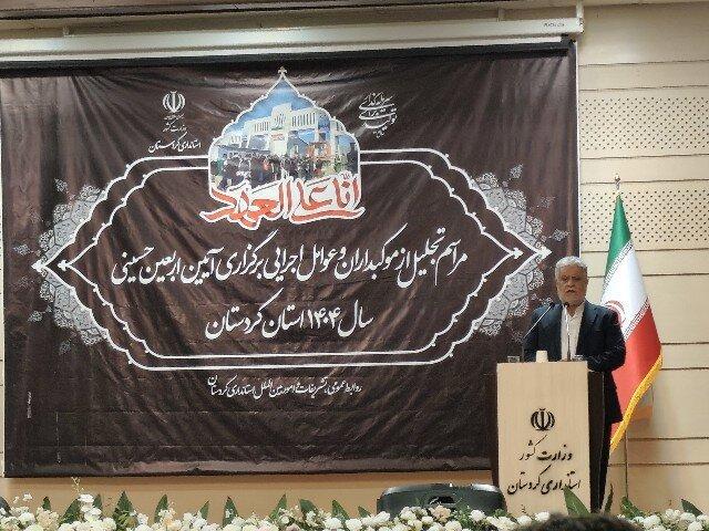 رستگار: موکب‌های کردستان در اربعین باید فراتر از مرزهای مادی گسترش یاب