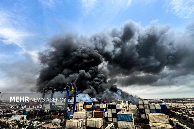 اینفوگرافیک؛ آخرین آمار خسارت‌های ناشی از حادثه بندر شهیدرجایی