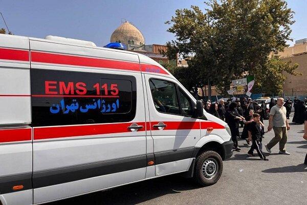 واژگونی ۱۰ موتورسیکلت در اتوبان امام علی (ع)