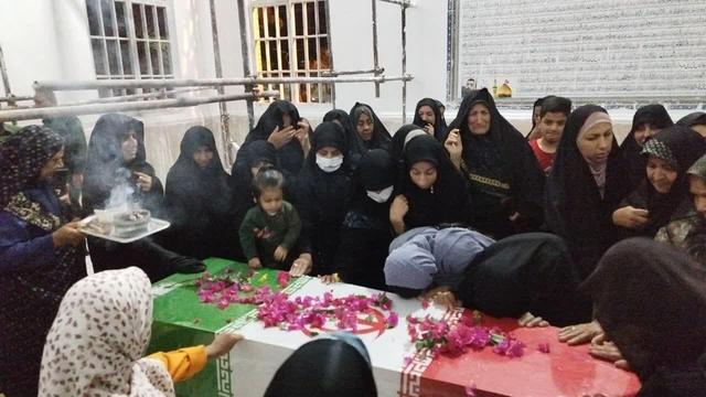 استقبال باشکوه از شهید گمنام عملیات کربلای ۶ در فهرج