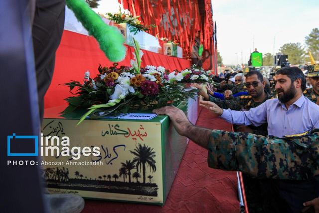 فیلم| هرمزگان میزبان پیکر مطهر ۱۴ شهید گمنام