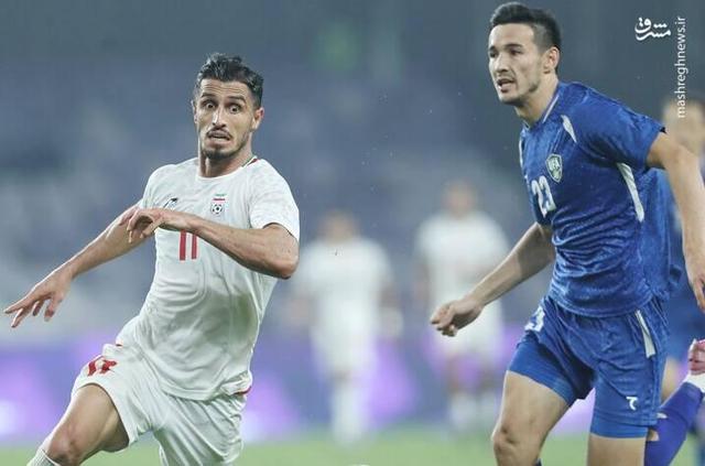 عکس/ دیدار تیم‌های ملی فوتبال ایران و ازبکستان