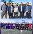 بازدید مسئولان ورزش شهرستان بافت از روند برگزاری مسابقات فوتبال دانش‌آموزی