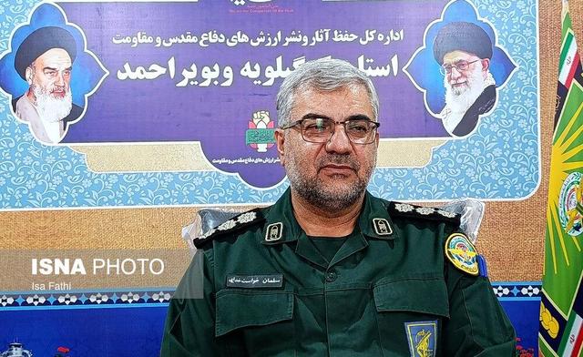 پیکر ۶ شهید گمنام دوران دفاع مقدس در یاسوج تشییع می‌شود