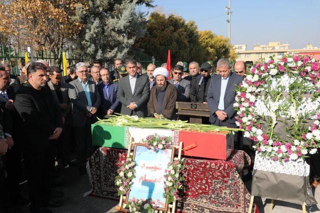 خوی میزبان شهید گمنام شد