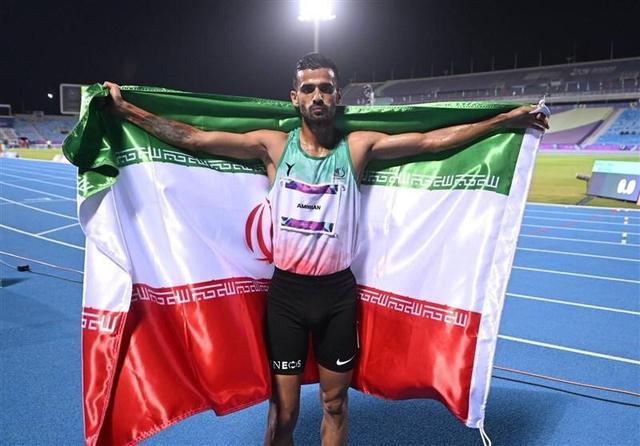 دونده تیم ملی دوومیدانی ایران مدال طلا گرفت