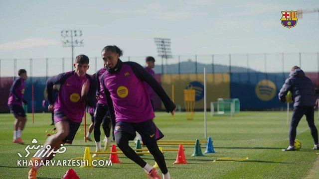 ویدیو| بازگشت ملی پوشان بارسلونا به اردو پس از فیفا دی