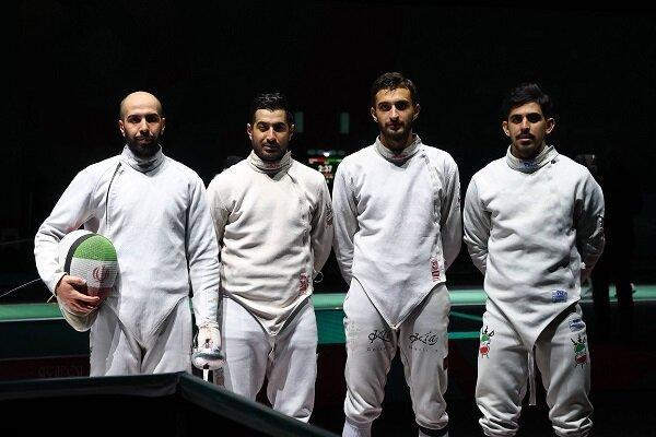 تیم ملی شمشیربازی اسلحه اپه وارد مرحله یک چهارم شد