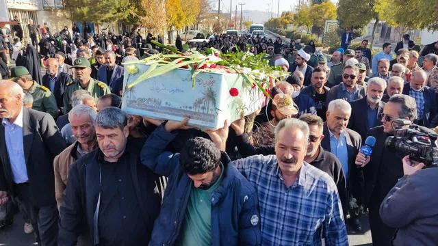 مراسم تشییع پیکر پاک شهید گمنام فاطمی در شهابیه خمین