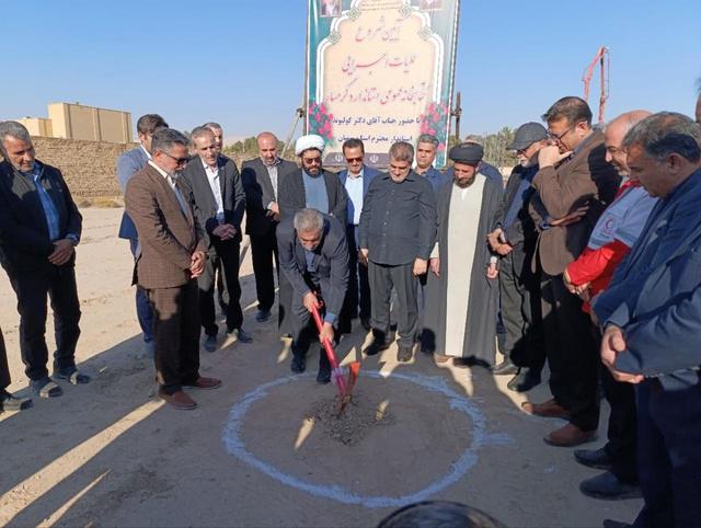 کتابخانه مرکزی گرمسار کلنگ زنی شد