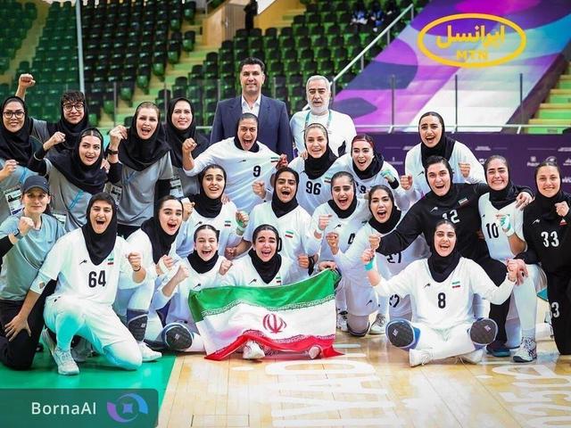 درخشش هندبال بانوان ایران با حمایت ایرانسل
