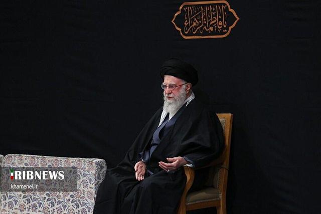 اولین شب عزاداری ایام شهادت حضرت فاطمه زهرا باحضور رهبر انقلاب اسلامی