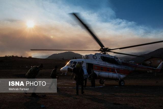 رایزنی بین‌المللی برای خاموش کردن آتش‌سوزی جنگل‌های چالوس
