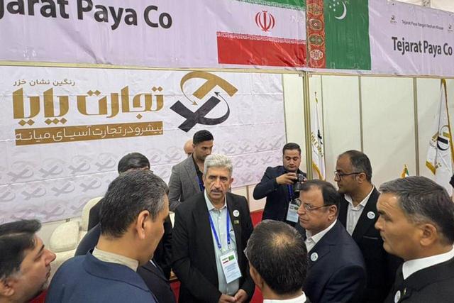 طرح رویکرد جدید توسعه تجارت ایران و ترکمنستان از سوی قوانلو در حاشیه نمایشگاه بالکان‌آباد