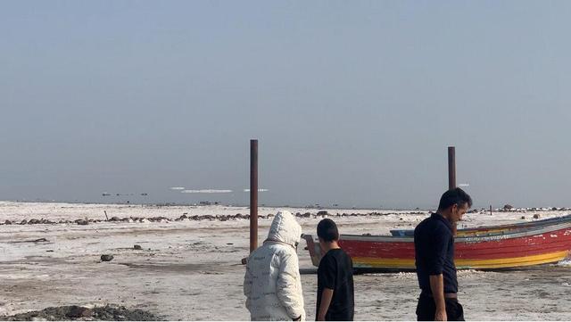 مسافران پاییزی دریاچه ارومیه