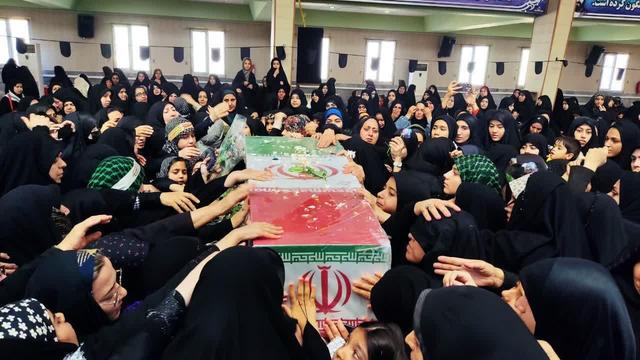 فیلم| تشیع شهید خوشنام در خمین