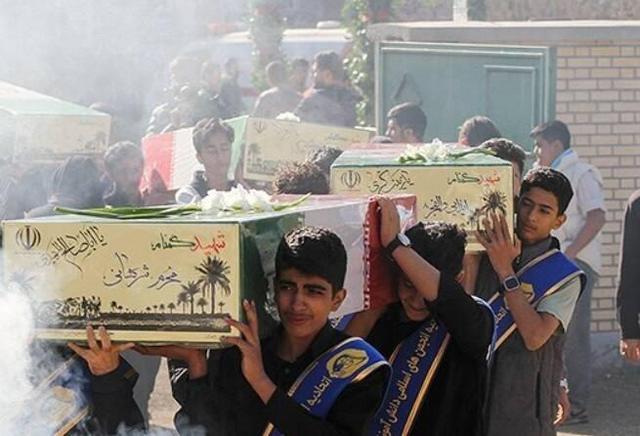 تشییع پیکر ۶ شهید در خراسان جنوبی