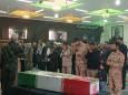 تشیع پیکر مطهر شهید گمنام در شهرستان مرزی خواف
