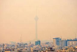 ۱۷ ایستگاه کیفیت هوای تهران در وضعیت قرمز