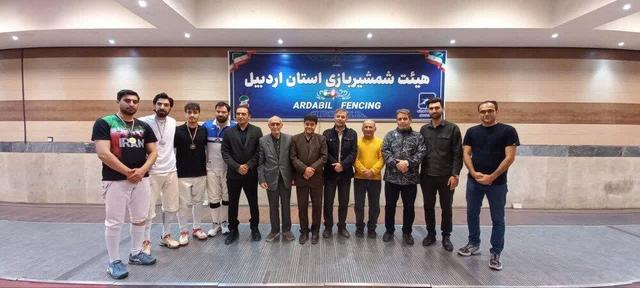 پایان مسابقات شمشیربازی قهرمانی بزرگسالان استان اردبیل
