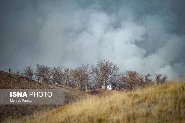 عملیات گسترده اطفای حریق در «الیت» با موفقیت پیش میرود