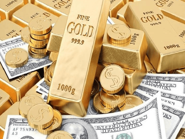 طلا ساکن ایستاد