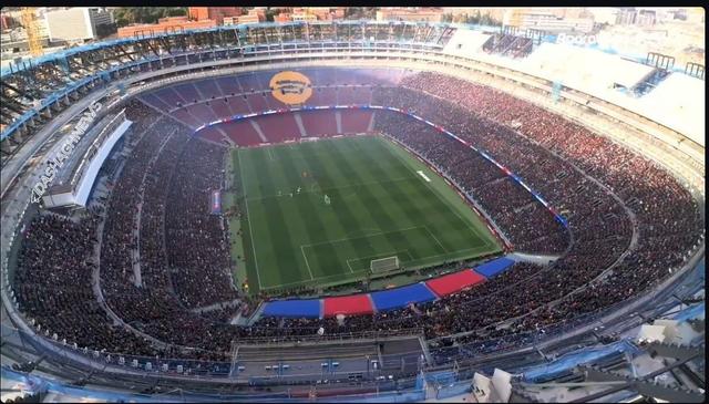 ببینید | تشویق شدید مسی در نیوکمپ جدید توسط هواداران بارسلونا