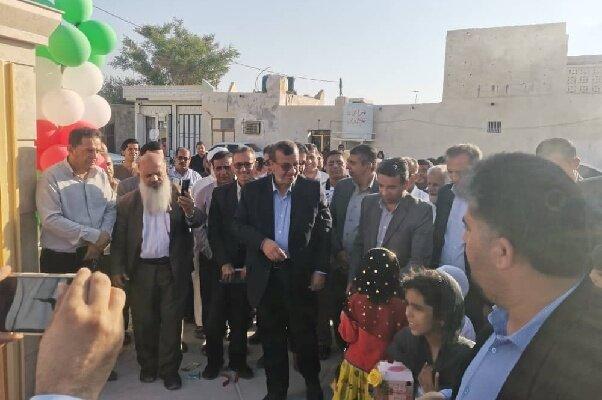 مدرسه ۹ کلاسه ابتدایی در شهر هنگویه بستک افتتاح شد