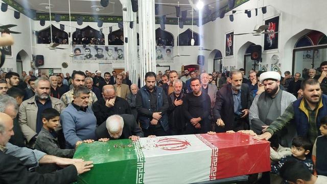 وداع با یک شهید گمنام در روستای نیاکو آستانه اشرفیه