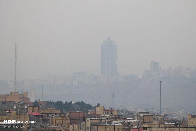 تبریز در مهِ آلودگی هوا گم شد