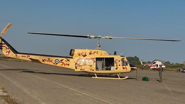 آغاز هلیبورن و عملیات اطفای حریق منطقه جنگلی الیت