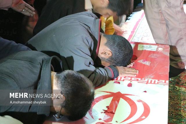 مراسم استقبال از شهدای گمنام در مهدیه زابل