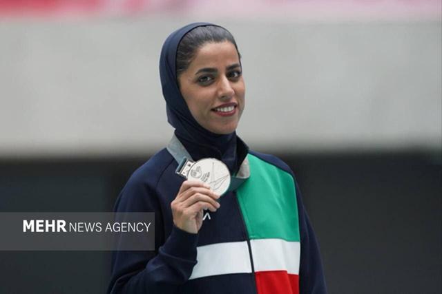 خدابنده پس از کسب مدال نقره: دیدن پرچم ایران خستگی‌هایم را از بین برد