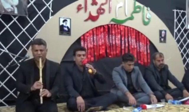 شروهخوانی به مناسبت شهادت حضرت فاطمه در درودگاه