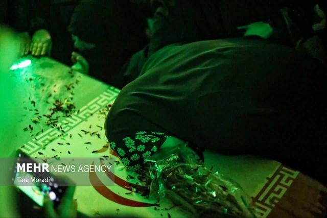 وداع با شهید گمنام در کانون جوانان رضوی رشت