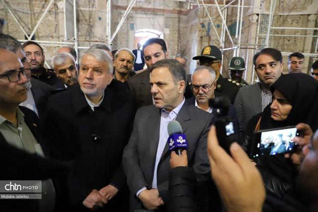 بازدید وزیر میراثفرهنگی از پایگاه میراث جهانی گنبدسلطانیه