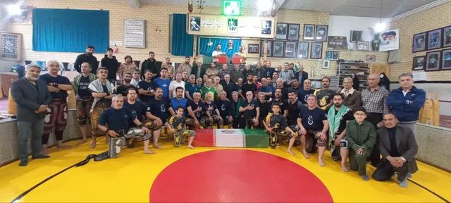 فیلم| وداع گودنشینان زورخانه همدان با پهلوان بی نام و نشان