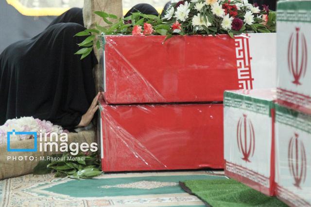 سفر ابدی هشت شهید گمنام دوران دفاع مقدس در قزوین/ پیوند دوباره با قهرمانان ملی