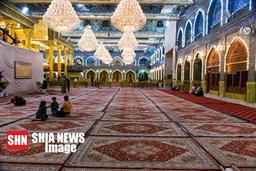 فرشهای حرم حضرت عباس (ع) تعویض شد