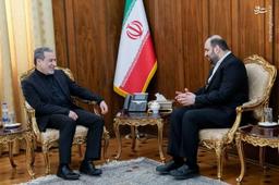 عکس/ دیدار نائب‌رئیس جریان حکمت ملی عراق با عراقچی